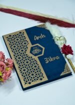 Star Design Nikah Nama Navy Blue